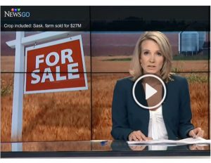 ted featured on CTV for 27 million dollar land sale