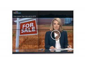 ted featured on CTV for 27 million dollar land sale