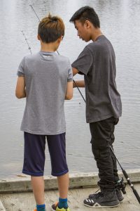 family fishing event