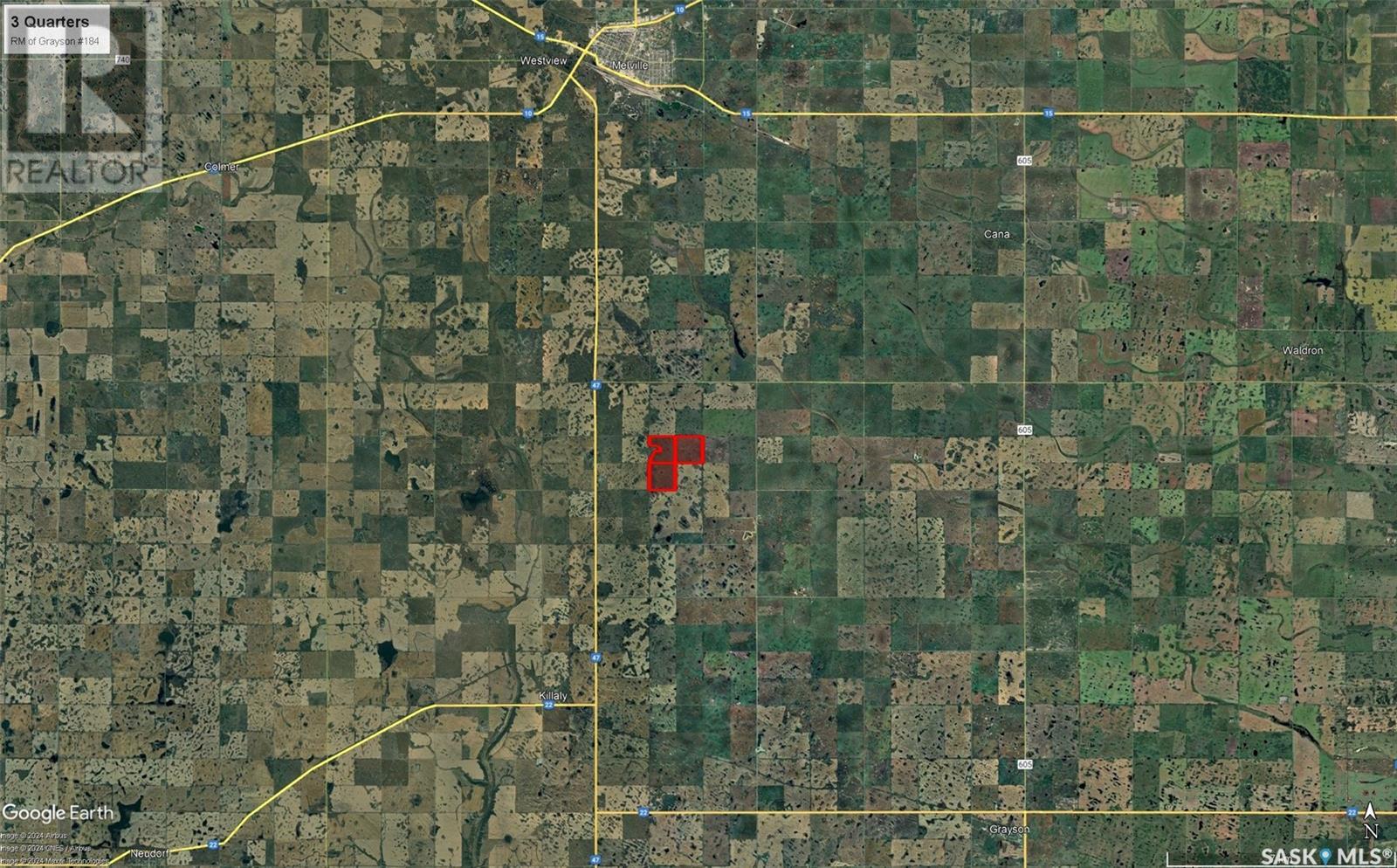 3 Quarters Grainland Near Melville (Prinsloo), Grayson Rm No. 184, Saskatchewan  S0A 0G5 - Photo 3 - SK958745